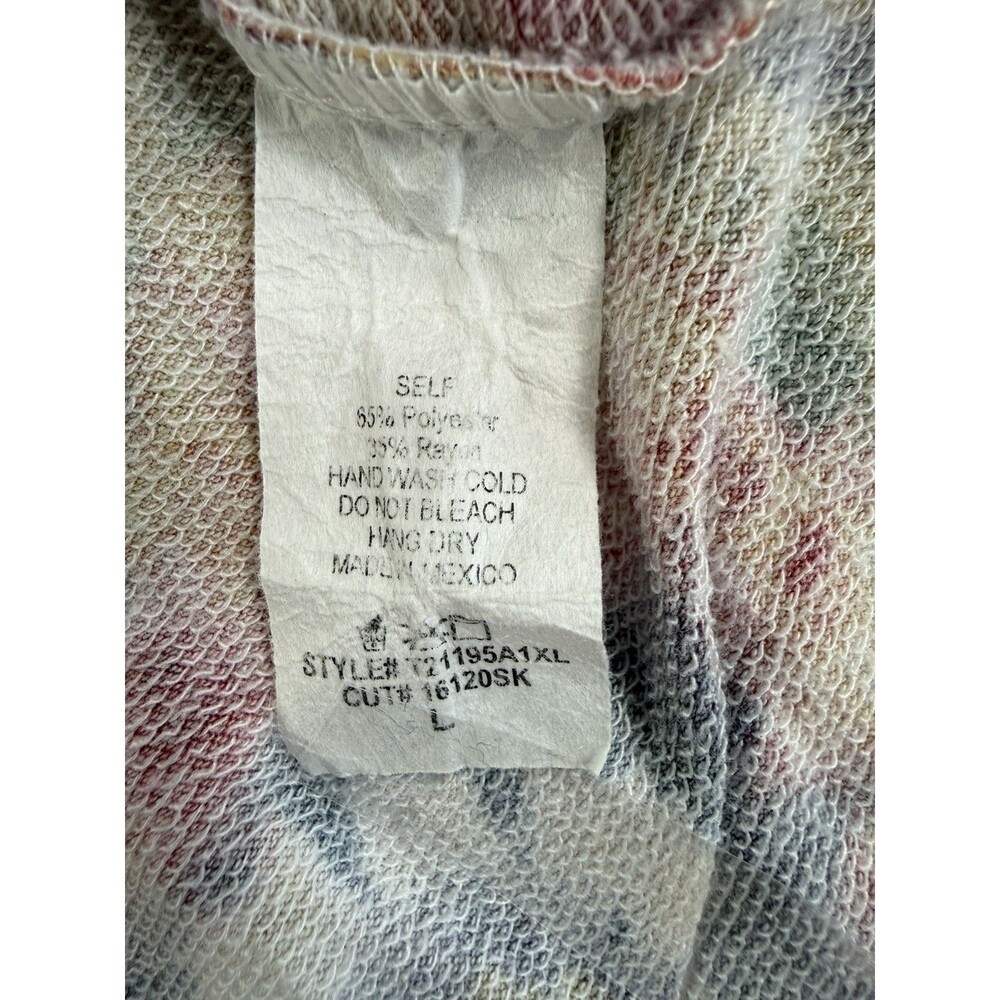 White Birch Boho Mandala Tie Dye Pullover Sweatshirt Size L - Picture 6 of 7